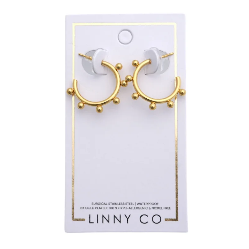 Lightweight earringsLinny Co | Lauren Gold Tone Small Hoop Earrings