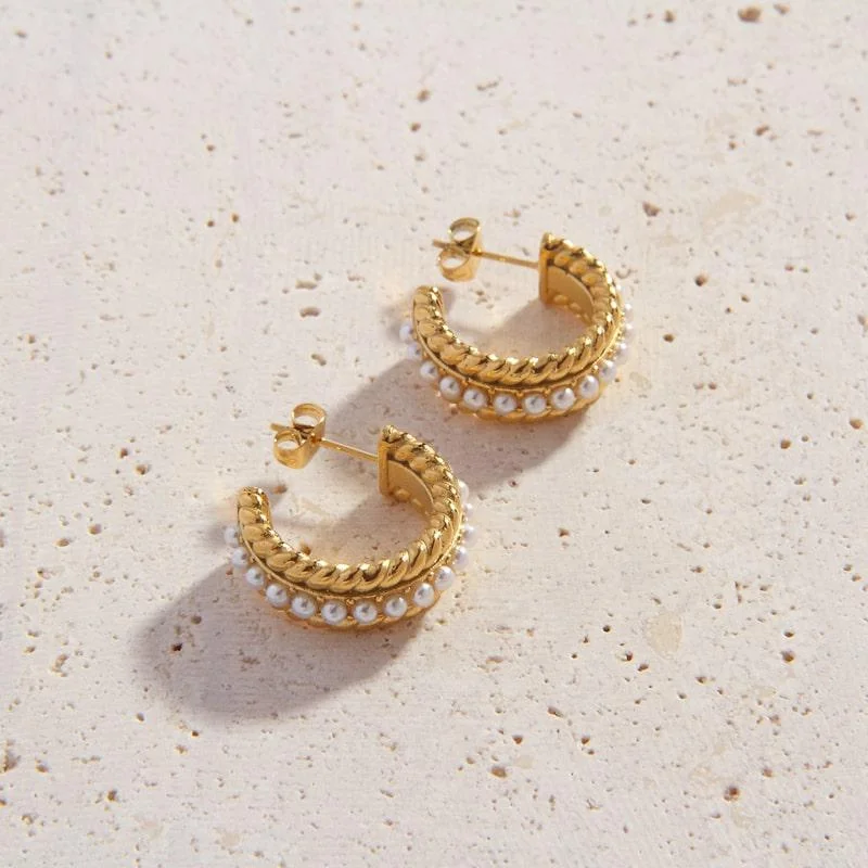 Small hoop earringsAvena Earrings