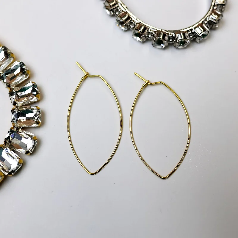 Minimalist stud earringsSorrelli | Caroline Hoop Earrings in Bright Gold Tone