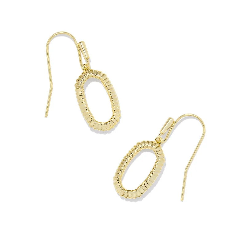 Party statement earringsKendra Scott | Lee Ridge Open Frame Earrings in Gold