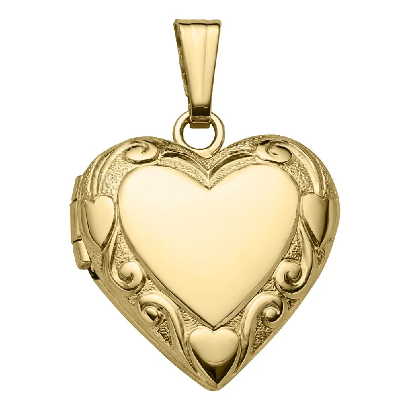 Star-shaped necklaces  14k Heart Locket Necklace 18"