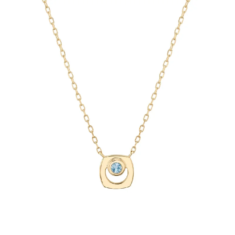 Geometric pendant necklaces  Michael M Birthstone Pendant Necklace