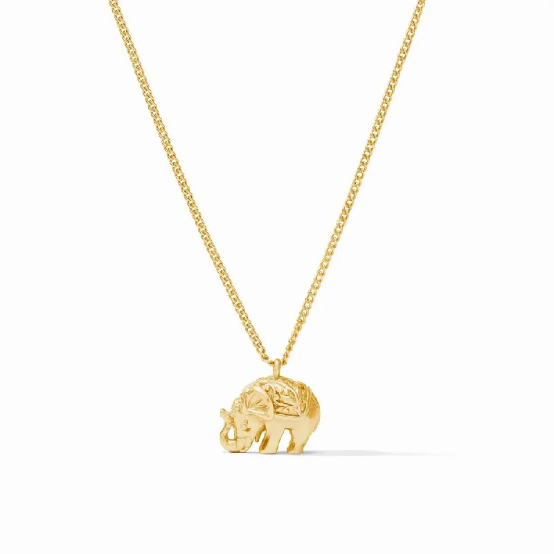 Three-layered necklaces for women  Julie Vos Elephant Delicate Necklace