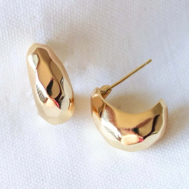 Geometric earringsKinsey Designs | Eden Gold Tone Hoop Earrings