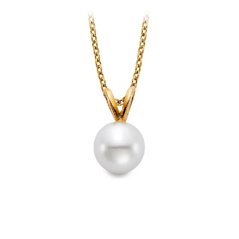 Y2K aesthetic necklaces  Oyster Recovery Partnership Collection 6.5-7mm Akoya Pearl Pendant Necklace