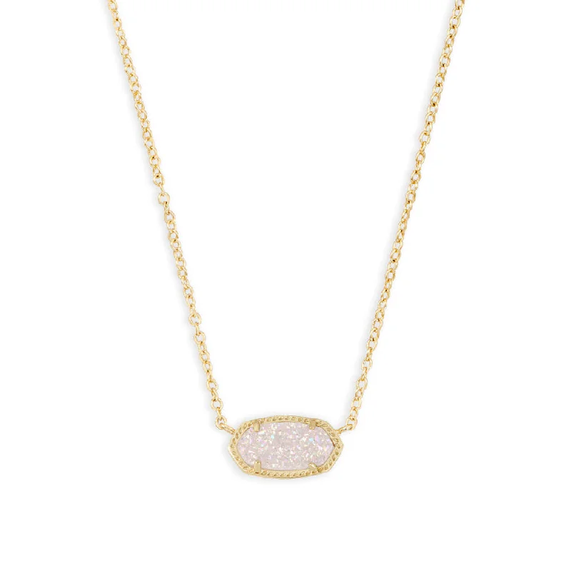 Trendy geometric necklaces  Kendra Scott Elisa Pendant Necklace in Iridescent Drusy