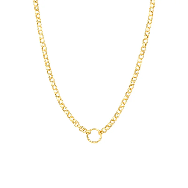 Minimalist chain necklaces  14k Charm-Ready Adjustable Necklace