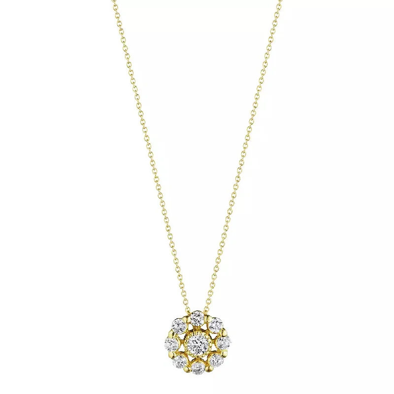 Chunky gold necklaces  Verragio 18k Gold Amore Diamond Pendant Necklace