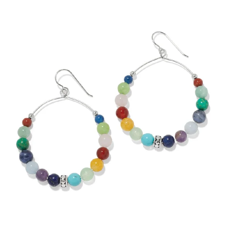 Luxury earrings overBrighton | Contempo Confetti French Wire Circle Drop Earrings