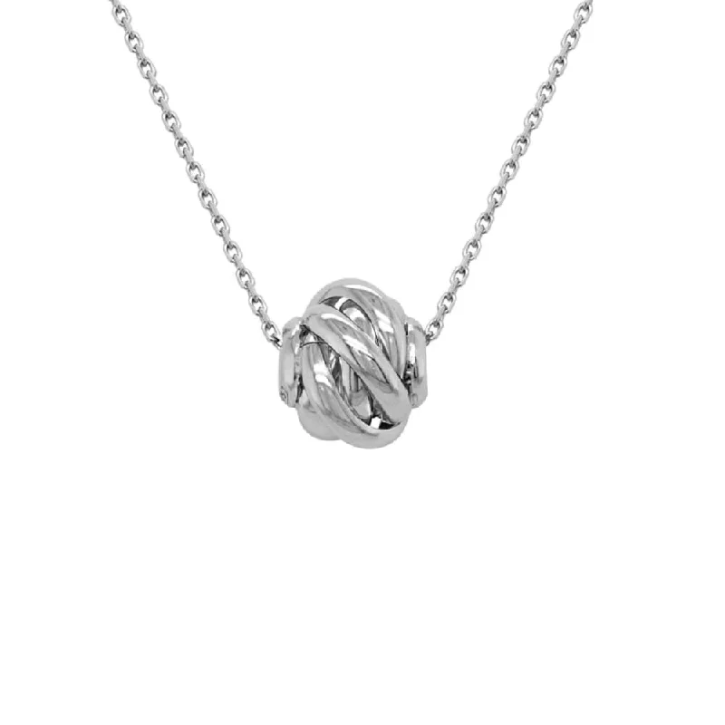 Everyday necklaces for women  Sterling Silver Sphere Pendant Necklace