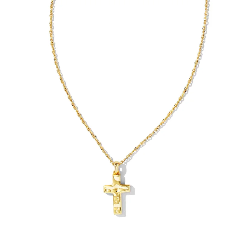 Vintage-inspired necklaces  Kendra Scott Cross Pendant Necklace in Gold