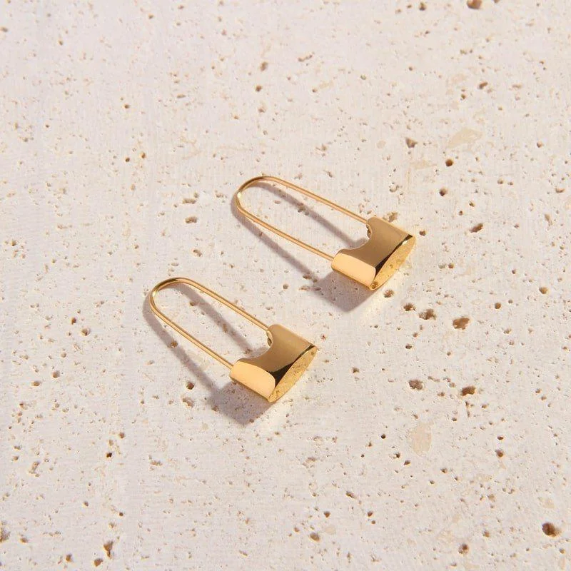 Platinum earringsFlavia Hoops