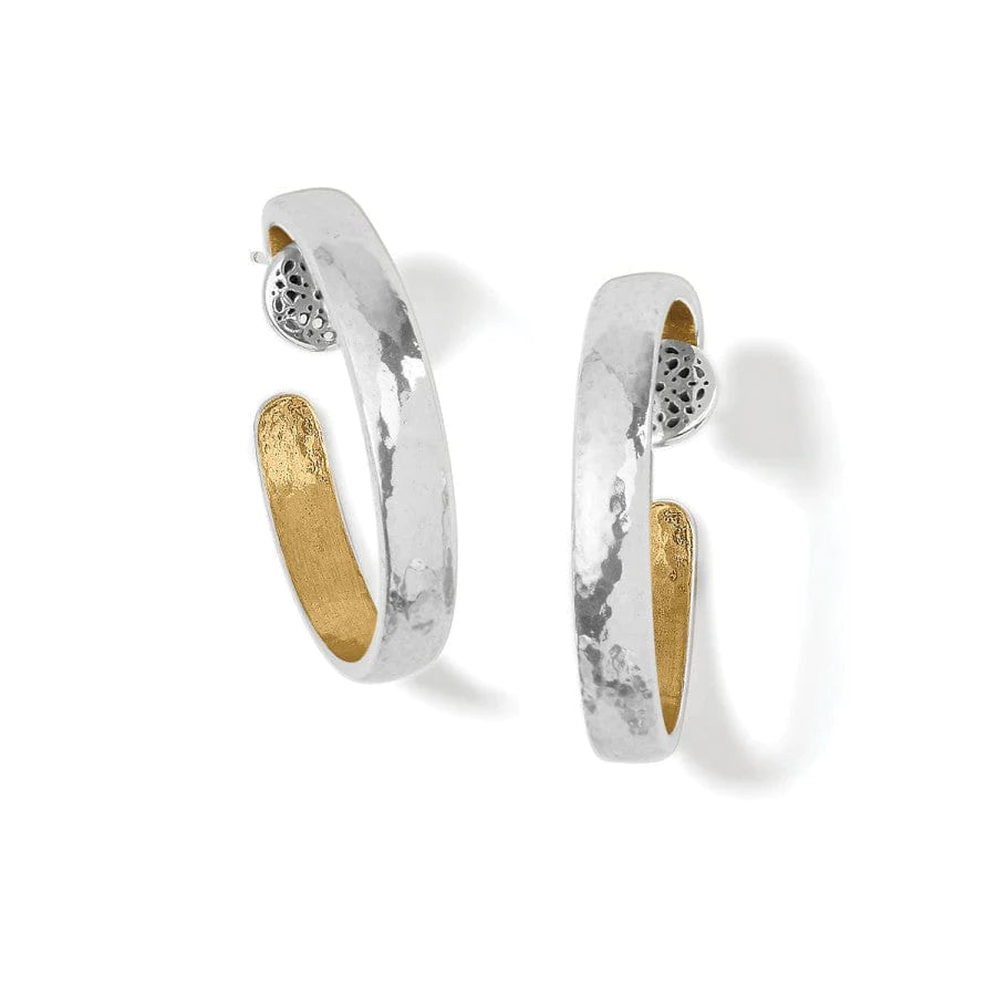 Fashion earrings underBrighton | Ferrara Entrata Small Hoop in Silver and Gold Tone