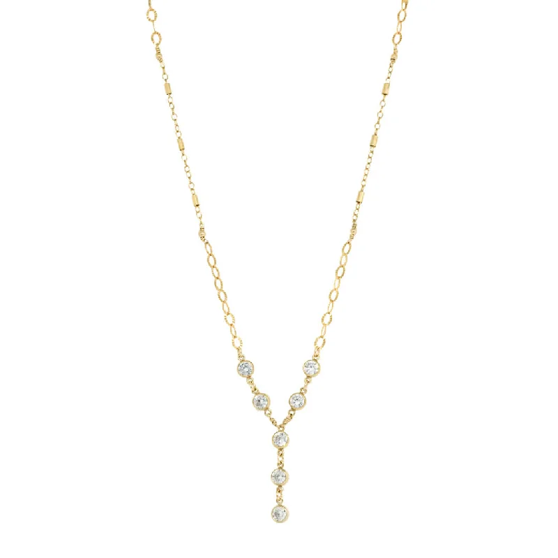 Elegant drop necklaces  Newport Lariat Necklace