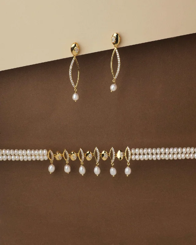 Affordable necklaces under $20  Elegant Pearl Necklace Set