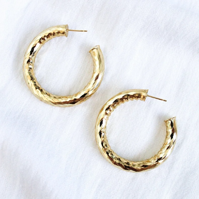 Hypoallergenic earringsKinsey Designs | Jasmine Small Gold Tone Hoop Earrings