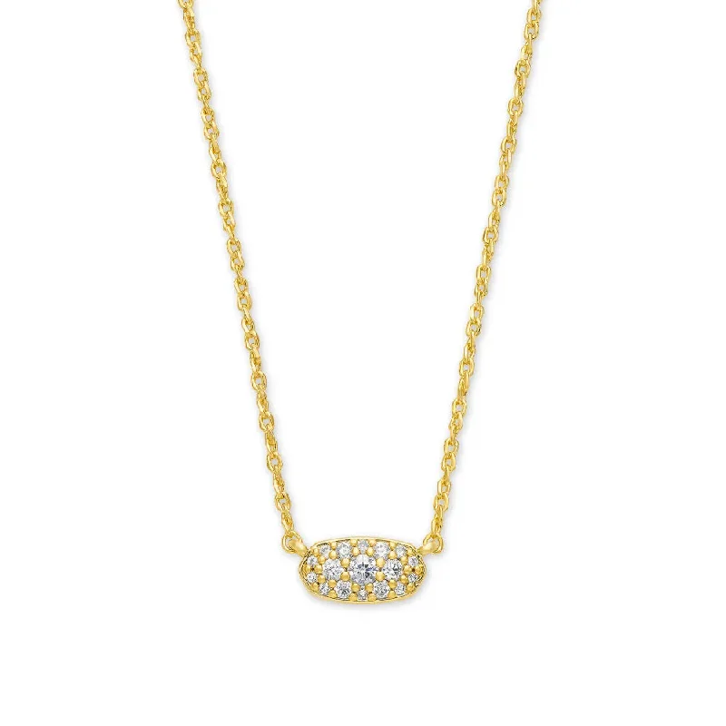 Affordable necklaces under $20  Kendra Scott Grayson Pendant Necklace in White Crystal