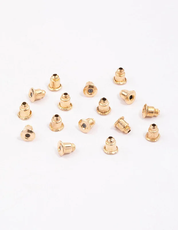 Bold tassel earringsGold Earring Backs 16-Pack