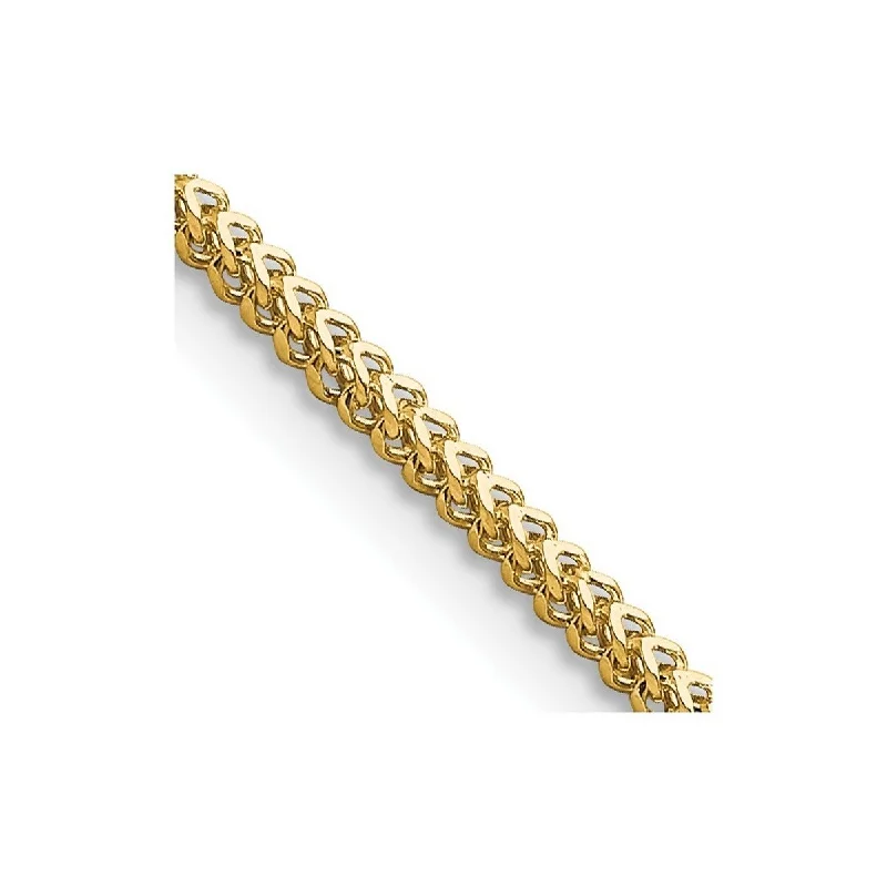 Bar chain bracelets  Curata 14k 1.4mm Franco Chain Bracelet