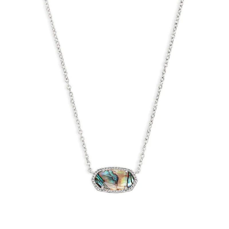 Diamond pendant necklaces  Kendra Scott Elisa Pendant Necklace in Abalone Shell