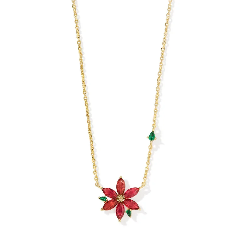 Zodiac sign necklaces  Kendra Scott Poinsettia Short Pendant Necklace