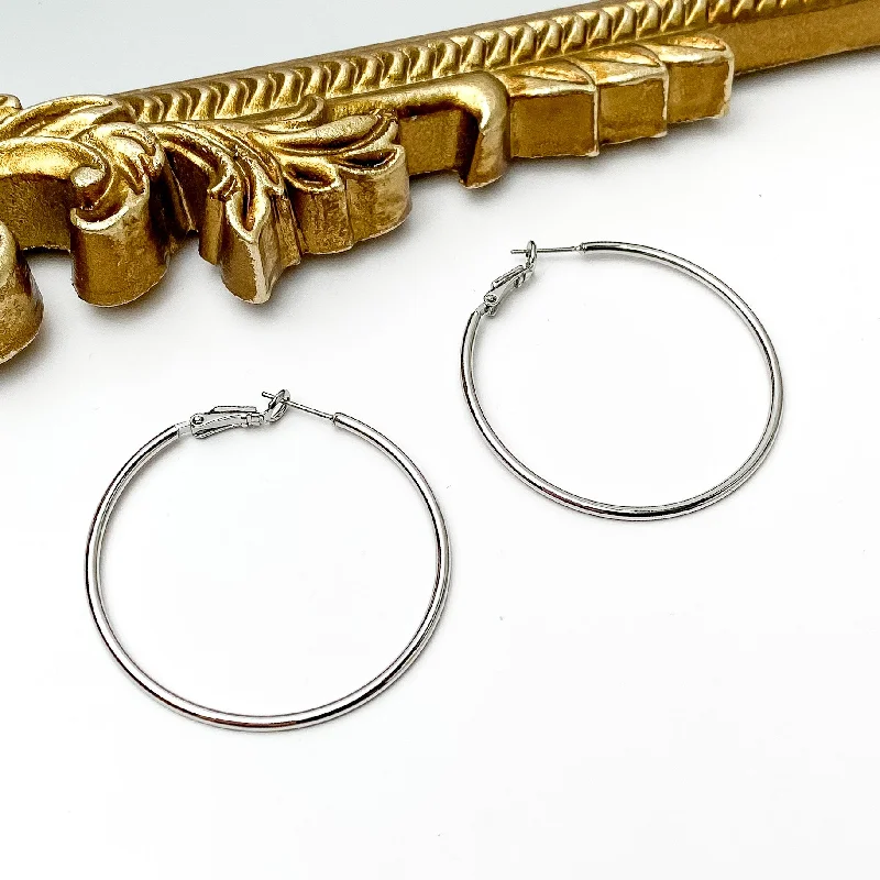 Everyday earringsSorrelli | Dreams Hoop Earrings in Palladium Silver Tone