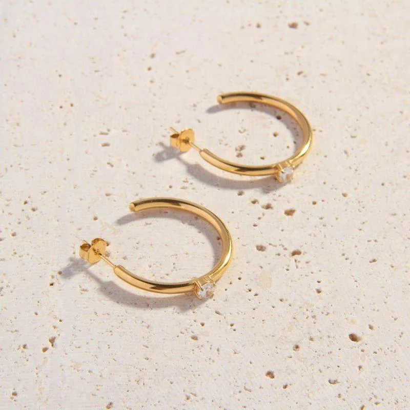 Elegant work earringsCaprice Hoops