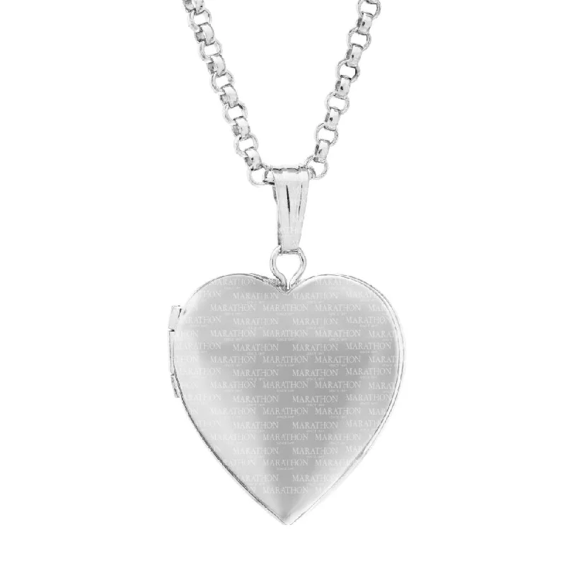 Everyday necklaces for women  Sterling Silver Heart Locket Necklace