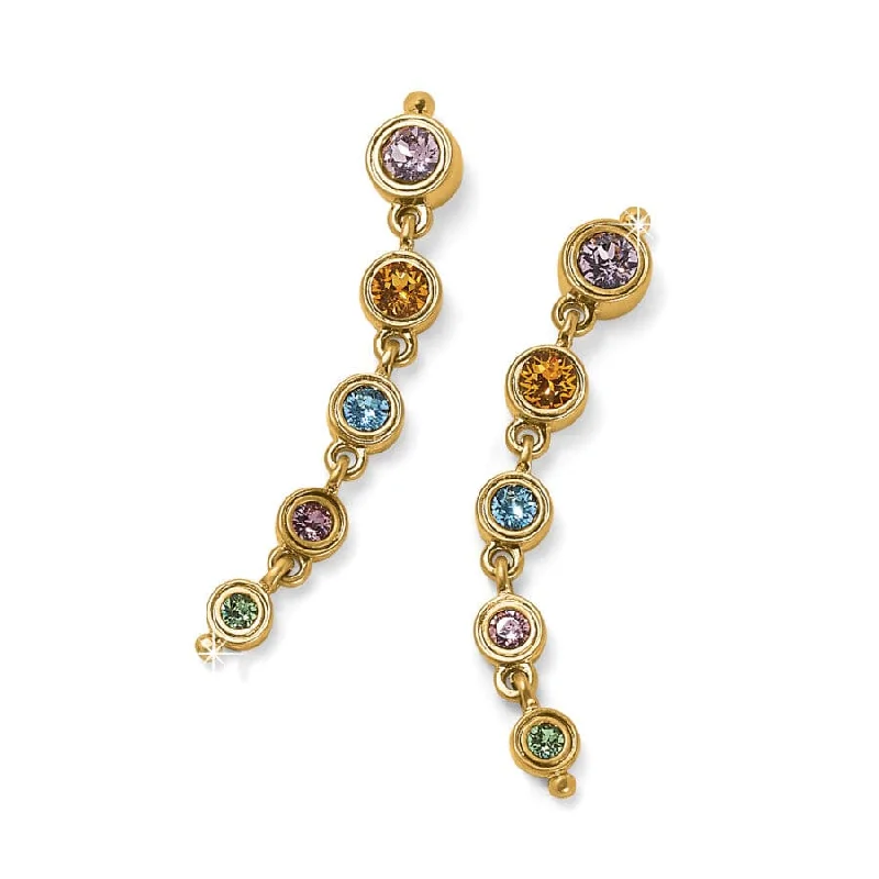 Elegant work earringsBrighton | Twinkle Mod Gold Tone Crystal Post Drop Earrings