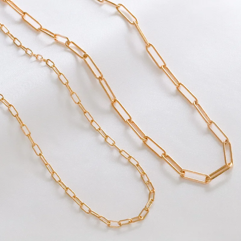 White gold necklaces  Laurent Necklace