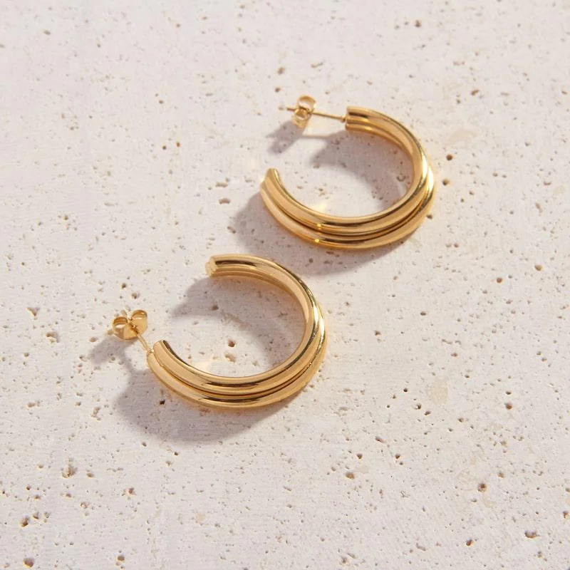 Big statement earringsEmilia Hoops