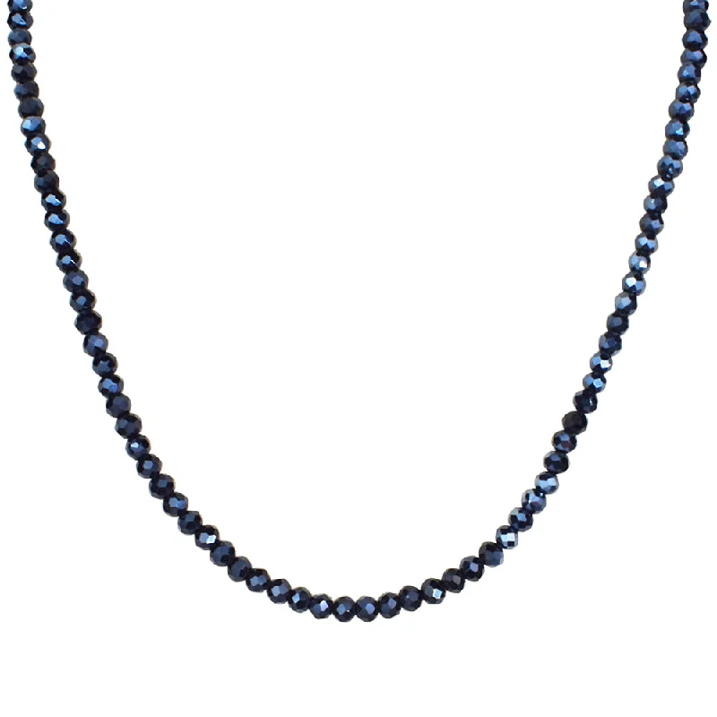 Affordable necklaces under $20  Shimmer Bead 18" Necklace (Goldtone/Black Silk)