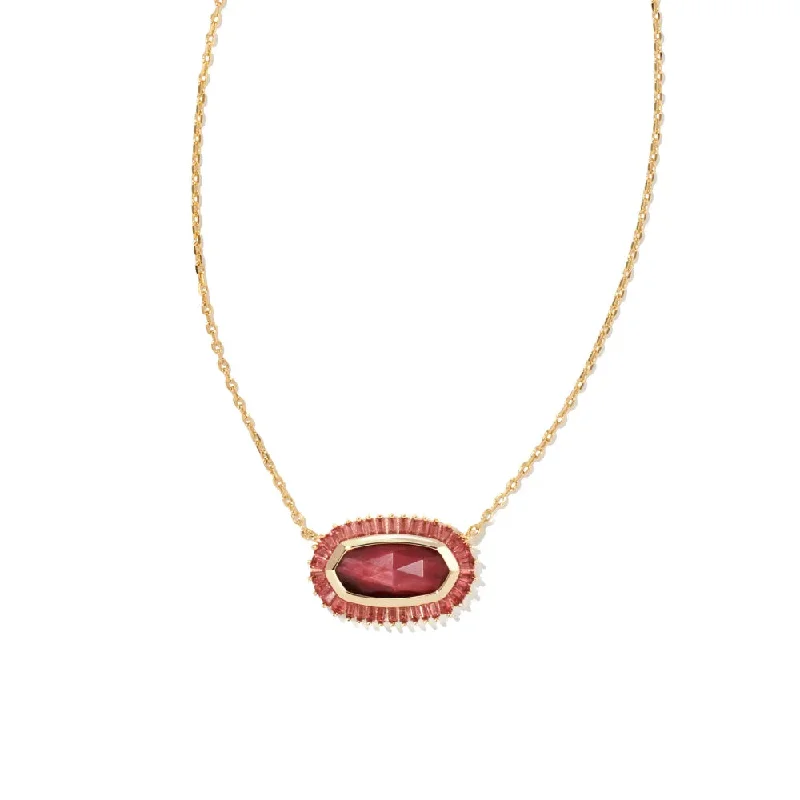 Hexagon pendant necklaces  Kendra Scott Baguette Elisa Gold Pendant Necklace