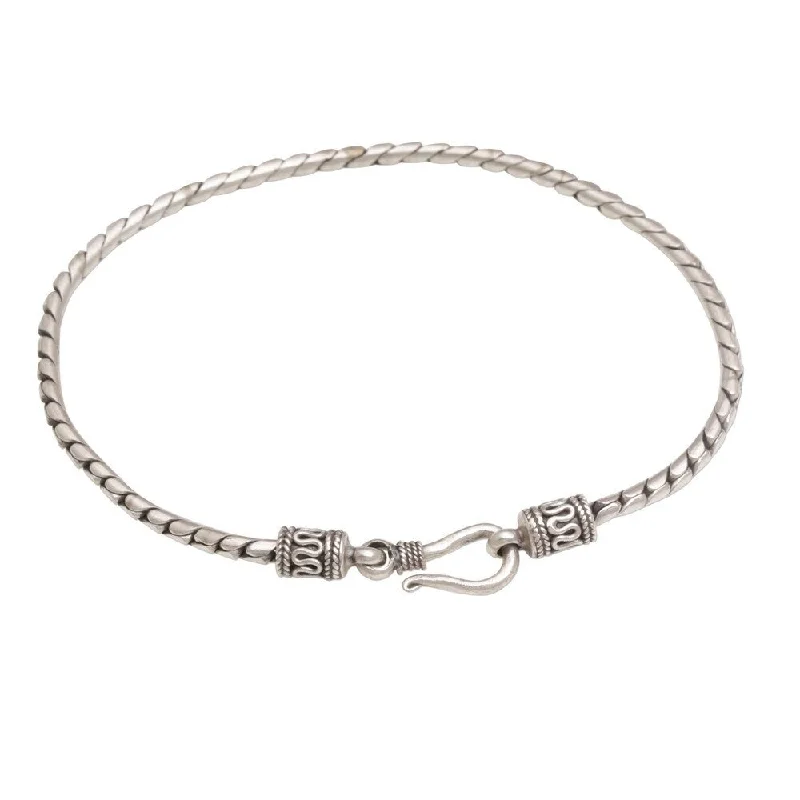 Diamond tennis bracelets  Handmade Sterling Silver 'Regal Shine' Bracelet (Indonesia)