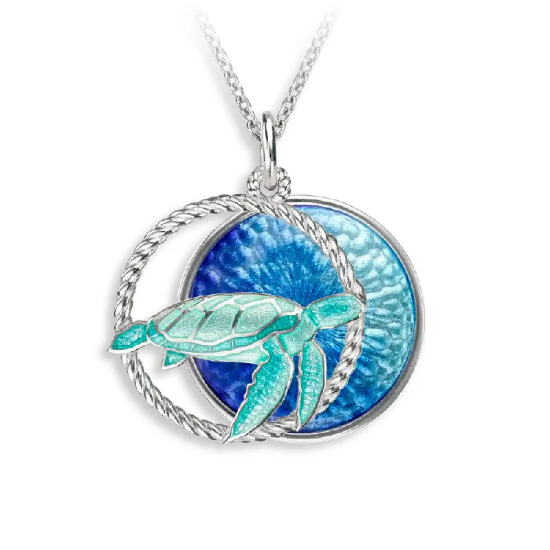 Budget-friendly necklaces  Nicole Barr Blue Sea Turtle Necklace