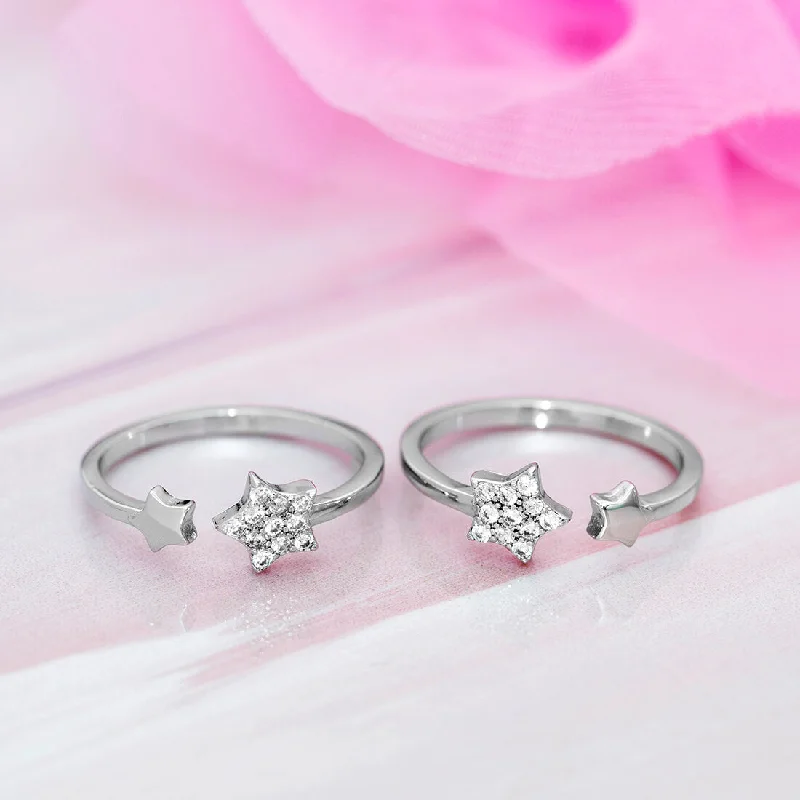 You Are The Star 925 Silver Toe Ring