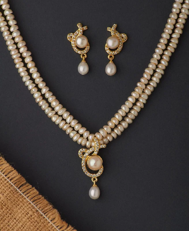 Affordable necklaces under $20  Classy Real Pearl Necklace Set