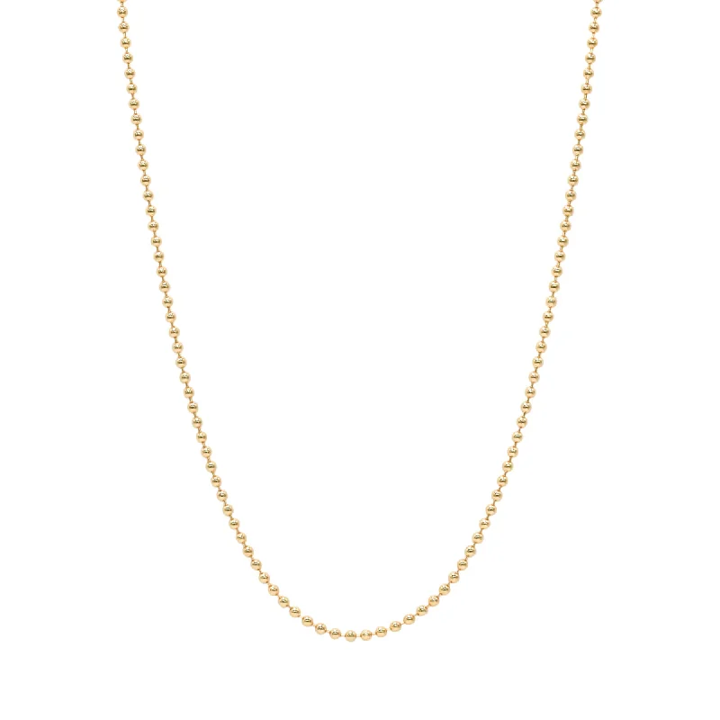 Geometric pendant necklaces  Pebble Necklace - 14K Gold