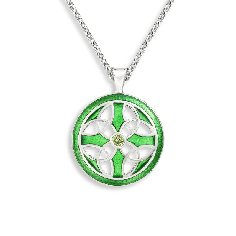 Christmas holiday necklaces  Nicole Barr Circle Celtic Cross Necklace