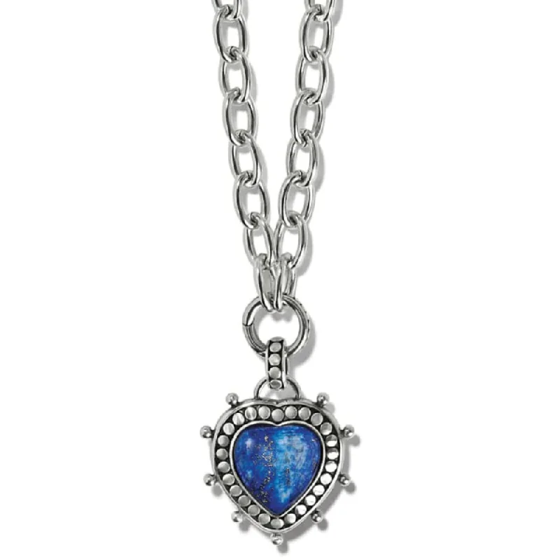 Everyday necklaces for women  Brighton Pebble Dot Hati Lapis Heart Necklace