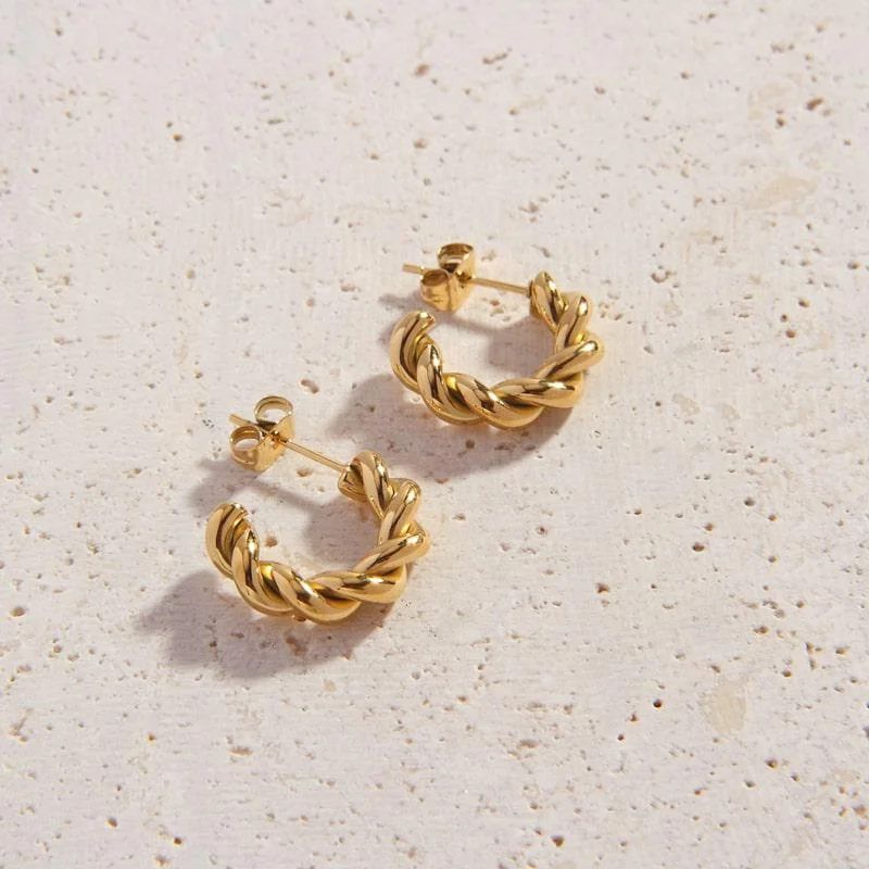 Crystal earringsMini Mia Hoops