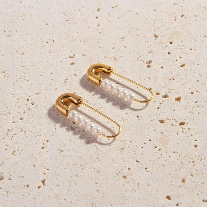 14k gold stud earringsMaria Hoops