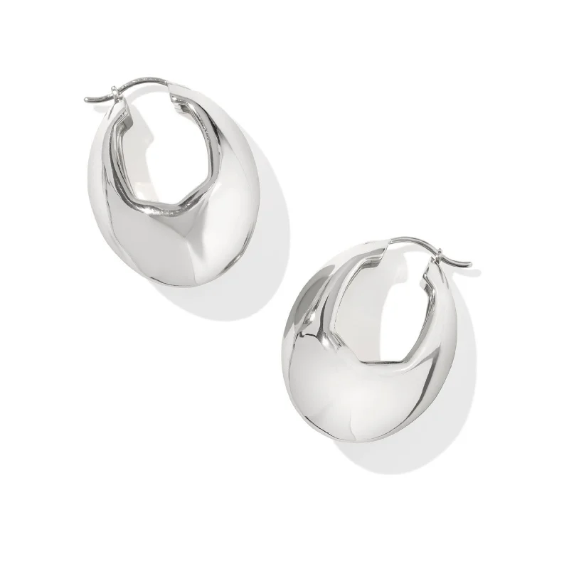 Silver hoop earringsKendra Scott | Liana Hoop Earrings in Silver