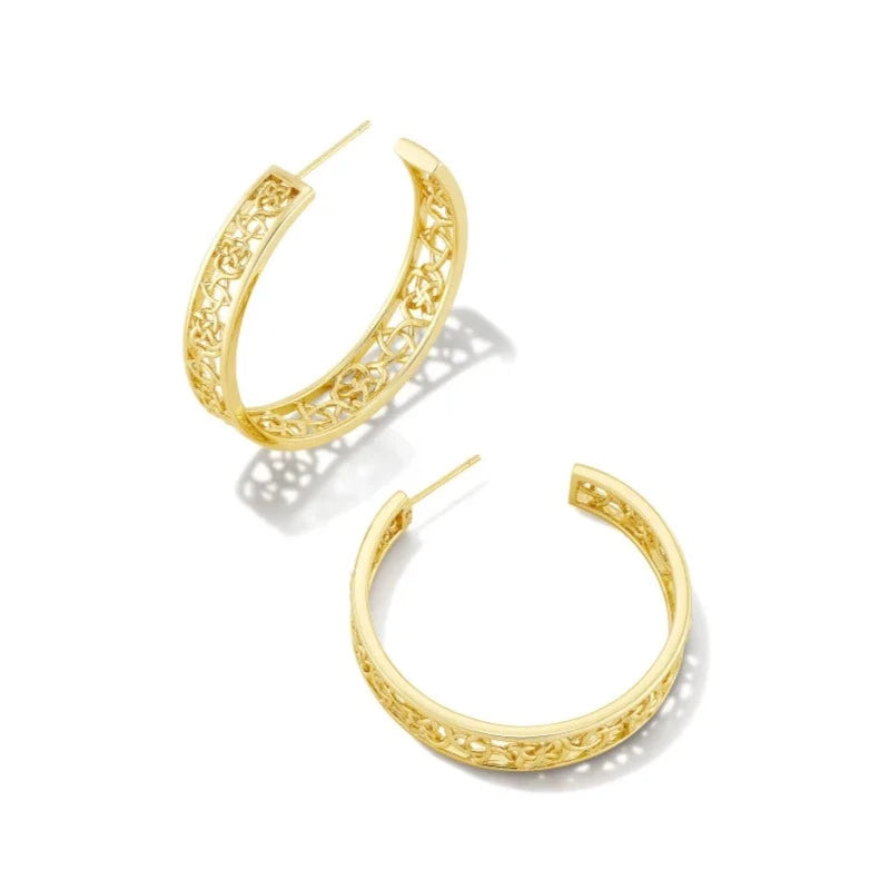 Ear cuffs for non-pierced earsKendra Scott | Kelly Gold Hoop Earrings