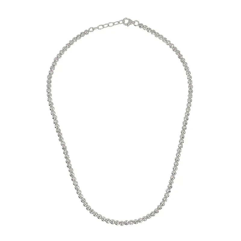 Dainty necklaces for women  Desmos "Crystal" Diamond-Cut Beaded Necklace