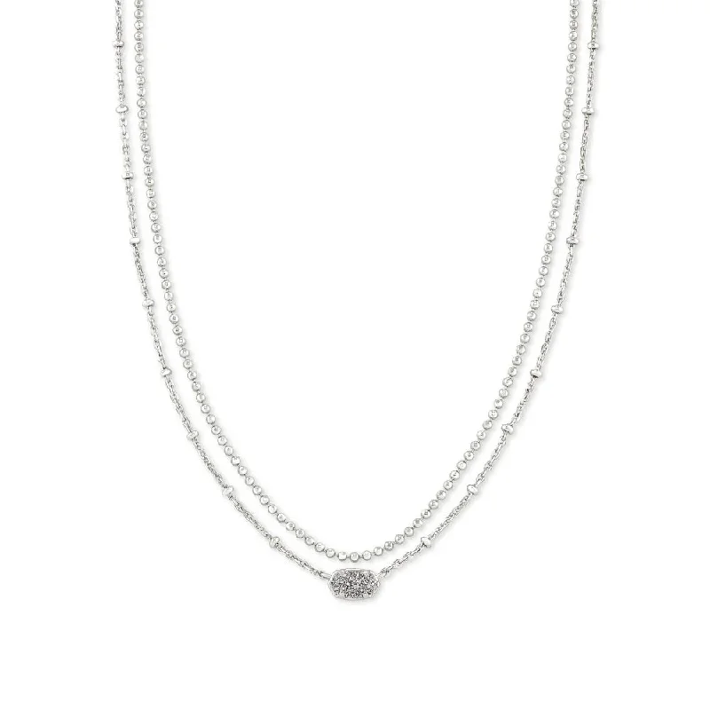 Rhodium Platinum Drusy