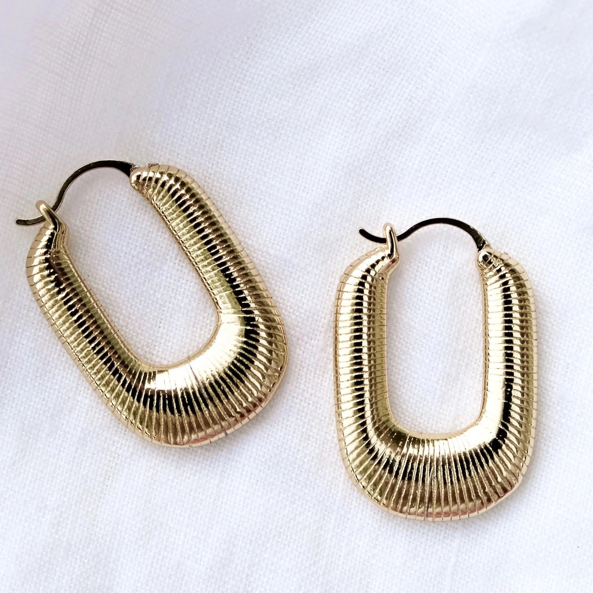 Assorted fashion earrings packKinsey Designs | Kepri Gold Tone Ridged Hoop Earrings