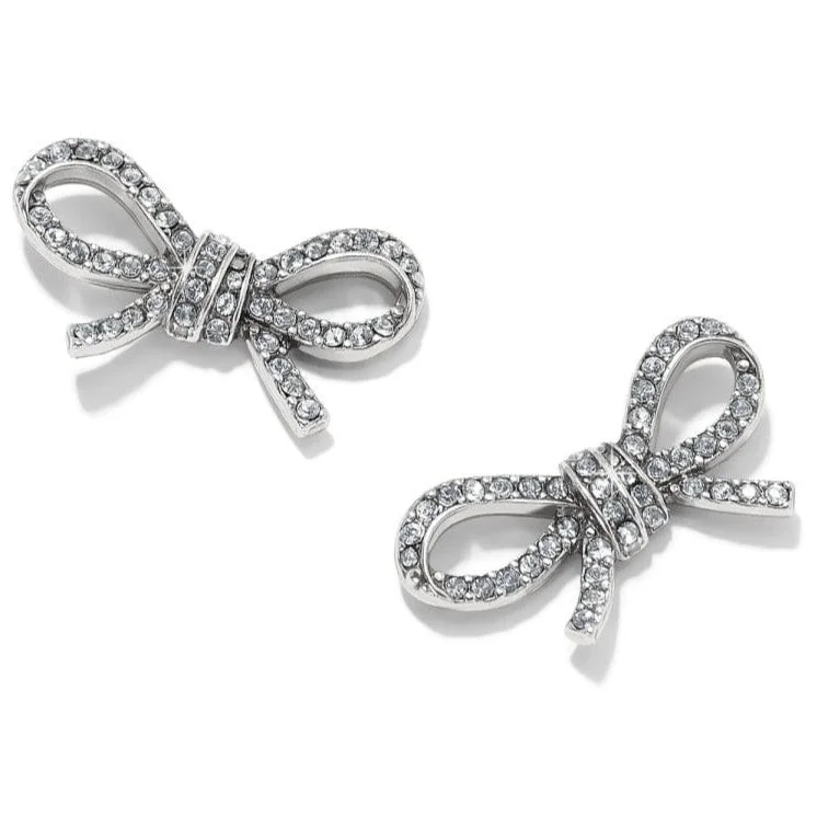 Elegant work earringsBrighton | Illumina Bow Post Earrings in Silver