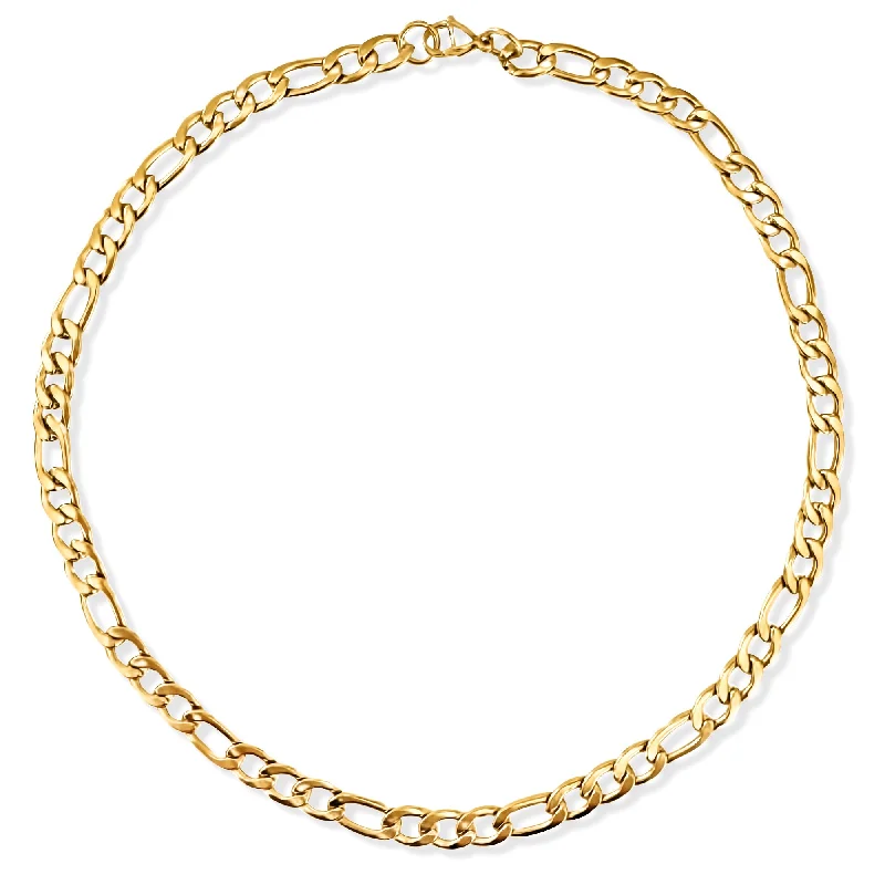 Minimalist chain necklaces  Veda Figaro Chain Necklace