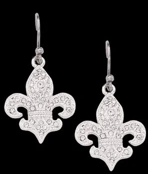 Threader earringsMontana Silversmiths Fleur de Lis Earrings